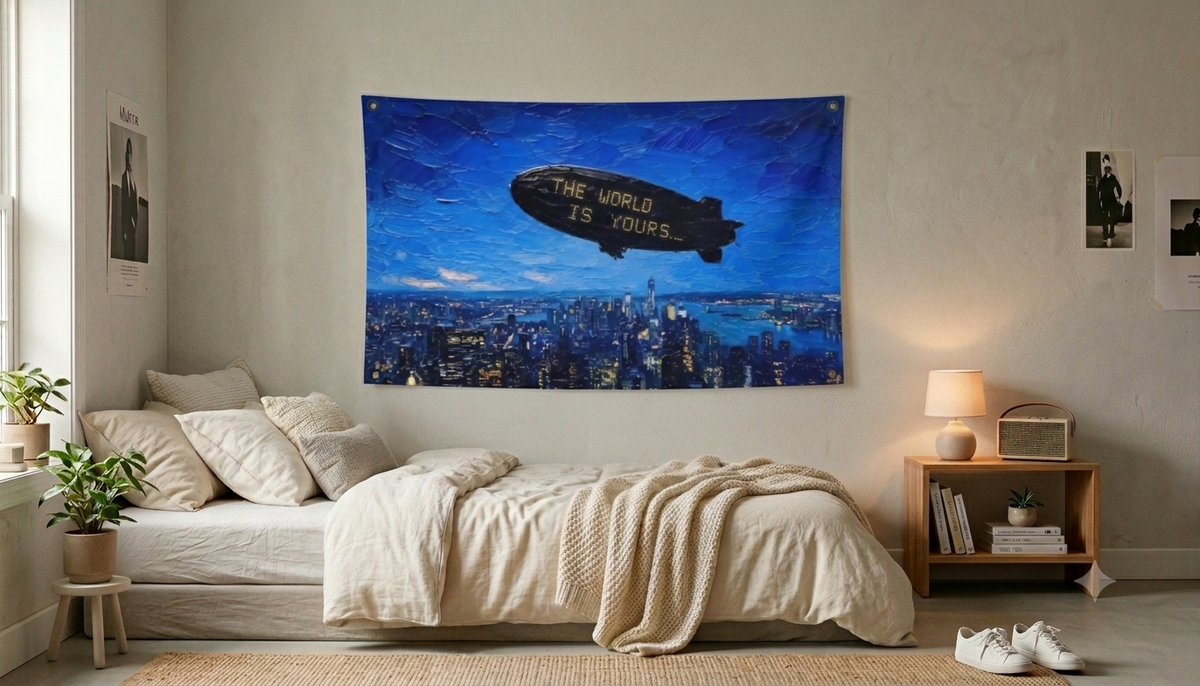 The World Is Yours Wall Flag