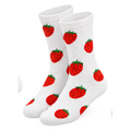Strawberry Print Ankle Socks