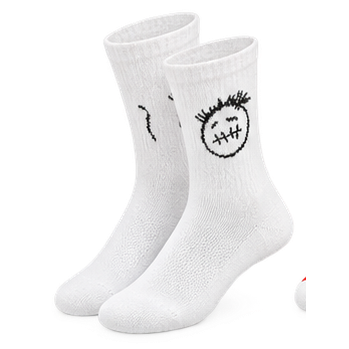 Unibrow Smiley Crew Socks