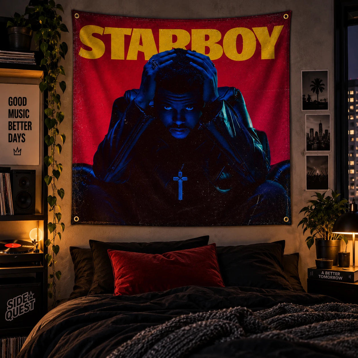Starboy wall flag